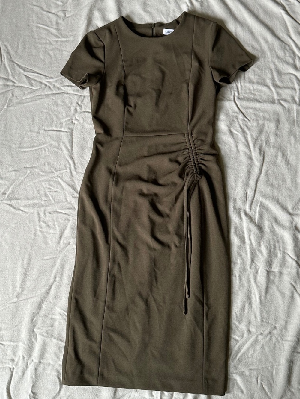 Calvin Klein Business Dress XS Olive Green